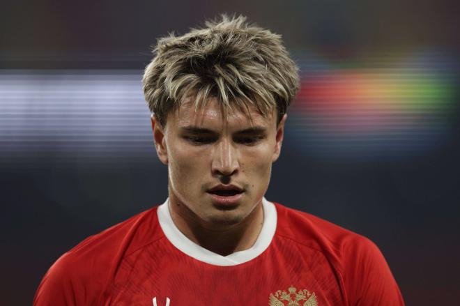 Andrei Mostovoi, jugador de la selección de Rusia (Foto: CordonPress).