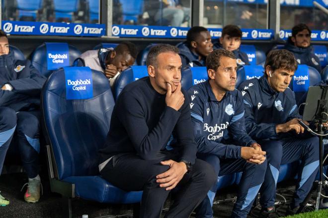 Sergio Francisco, durante un partido con la Real Sociedad (Foto: Cordon Press)