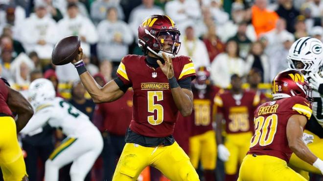 Jayden Daniels, quarterback de los Washington Commanders (Foto: Cordon Press)