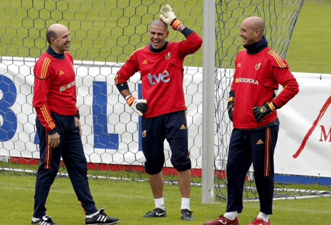 José Manuel Ochotorena con la selección (Foto: EFE)
