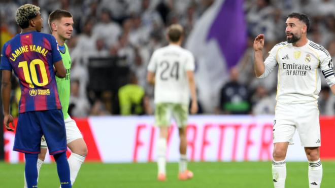 Lamine Yamal y Dani Carvajal (Foto: X)