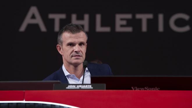 Jon Uriarte, en la Asamblea General de Socios Compromisarios de 2025 (Foto: Athletic Club).