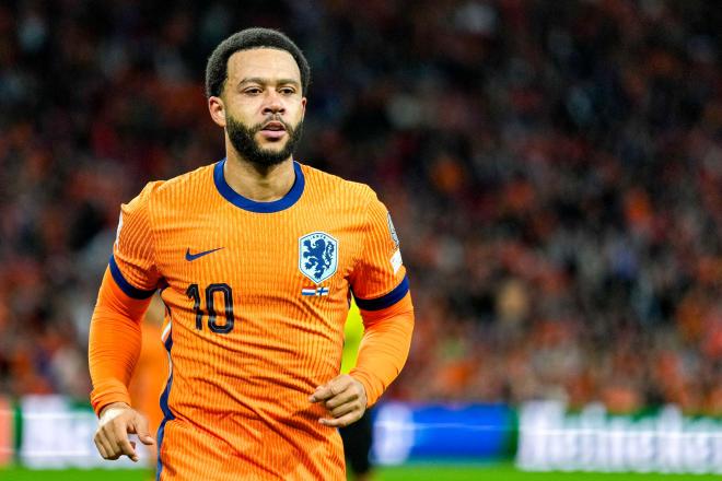 Memphis Depay en la selección holandesa (Cordon Press)