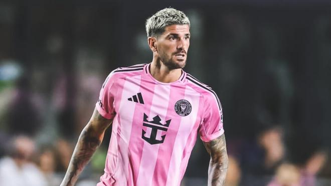 Rodrigo de Paul en un partido de la MLS (Instagram)