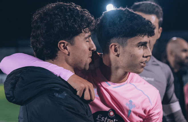 Hugo González y Andrés Antañón (Foto: Celta).