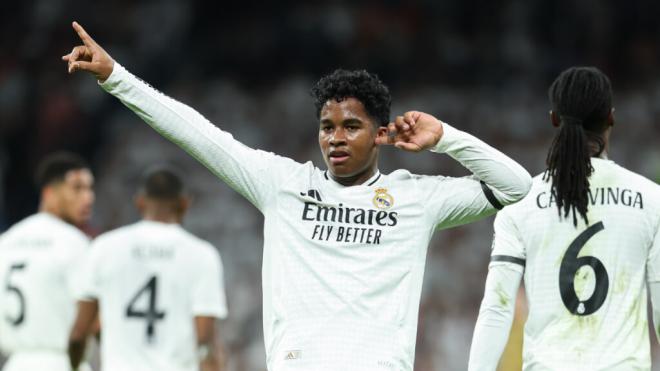 Endrick, en un partido del Real Madrid (Europa Press)