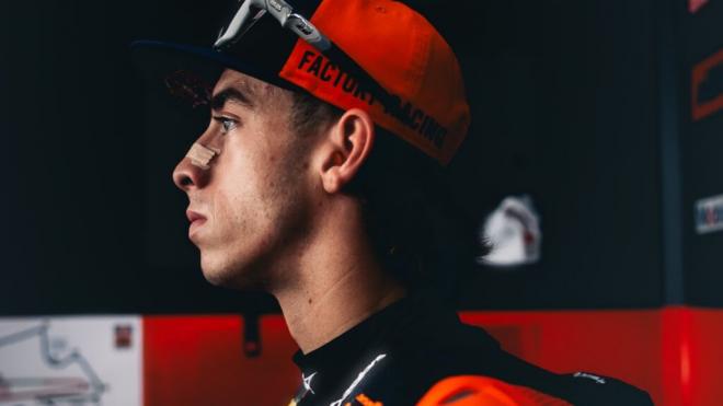 Pedro Acosta, en MotoGP (Foto: KTM).