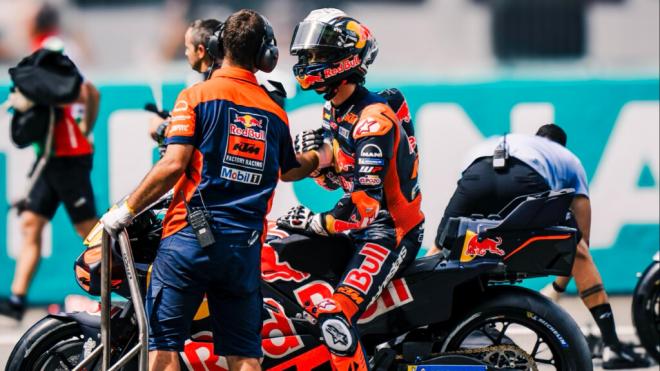 Pedro Acosta, en MotoGP (Foto: KTM).