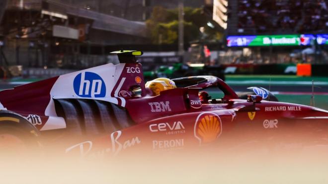 Lewis Hamilton, en México (Foto: Ferrari).