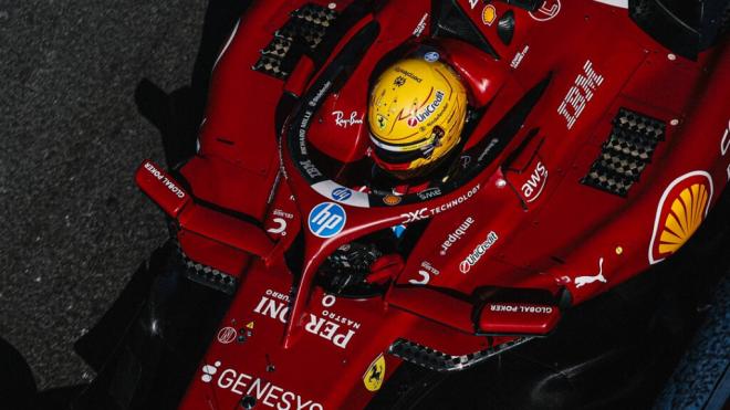 Lewis Hamilton, en México (Foto: Ferrari).