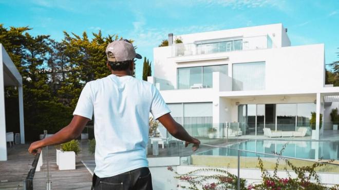 Lamine Yamal en su casa de Barcelona (Instagram: @lamineyamal)