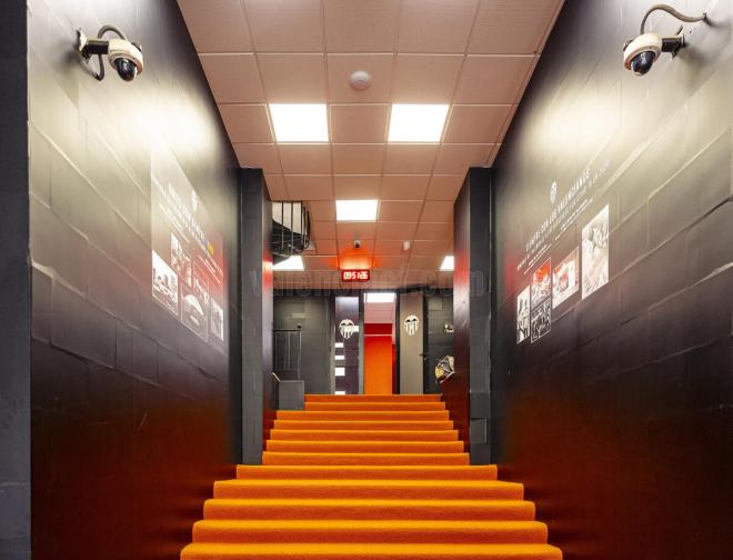 Mural en Mestalla como recuerdo a las víctimas de la DANA (Foto: Valencia CF)