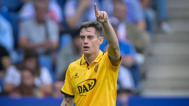 Pol Lozano en un partido con el Espanyol (Cordon Press)