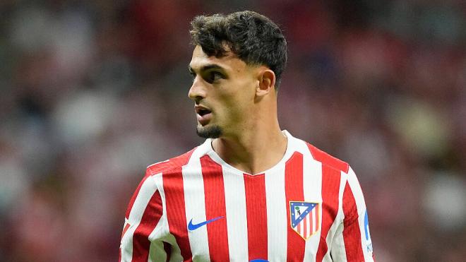 Marc Pubill durante un partido con el Atlético de Madrid (Fuente: Cordon Press)