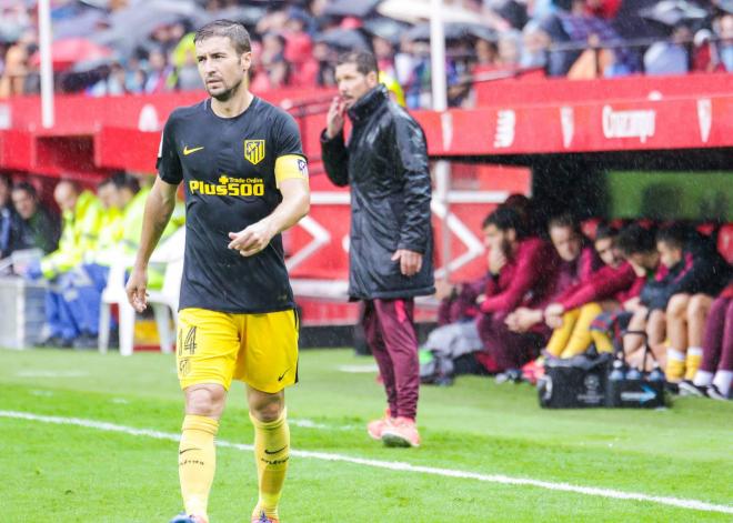 Gabi y Diego Pablo Simeone en el Atleti (Foto: Cordon Press)