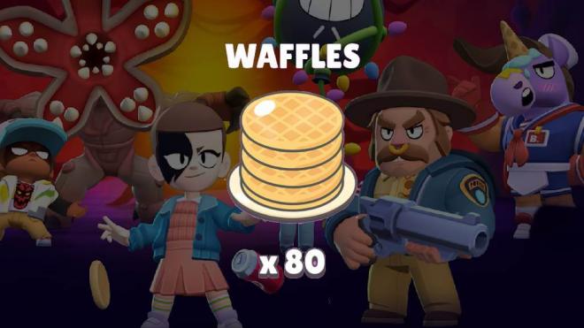 Los wafles (gofres) del evento Stranger Things de Brawl Stars