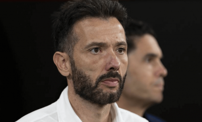 Carlos Corberán en el Bernabéu (Foto: LALIGA)