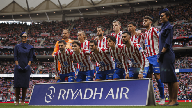 El once del Atlético de Madrid ante el Sevilla (Foto: ATM).