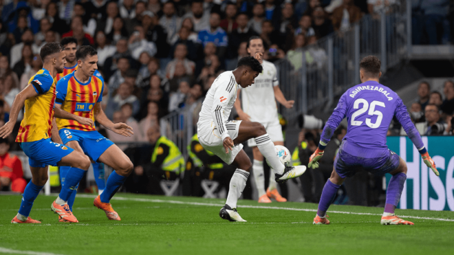 Endrick, en el Real Madrid-Valencia (Foto: Cordon Press).