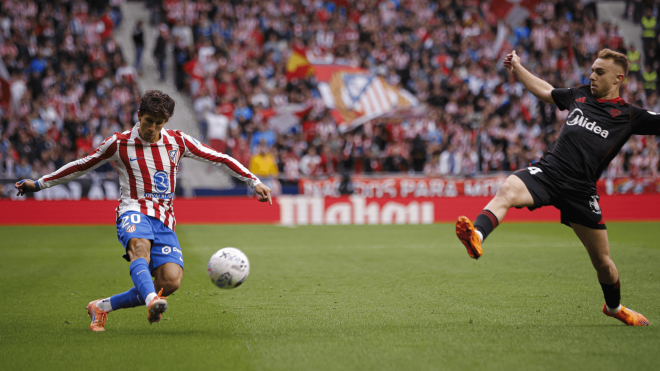 Giuliano Simeone, en el Atlético-Sevilla (Foto: ATM).