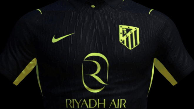 La posible segunda camiseta del Atlético de Madrid para 2026/2026 (vía Footy Headlines).