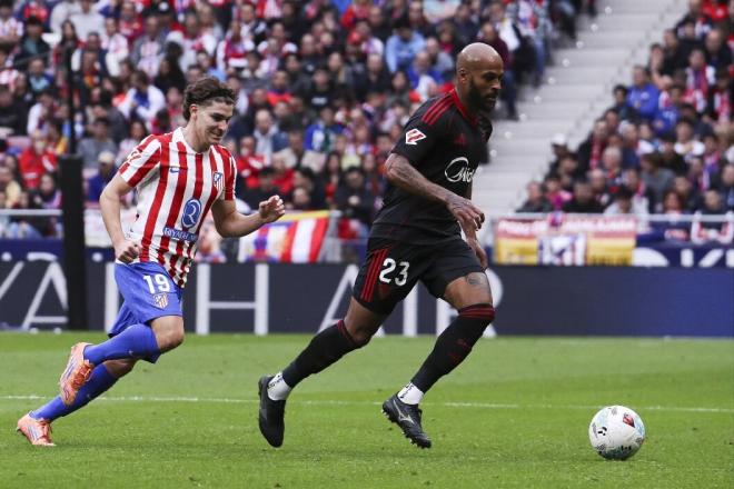 Marcao, en el Atlético de Madrid-Sevilla (Foto: Cordon Press).