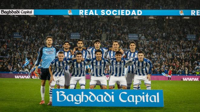 Once de la Real Sociedad ante el Athletic (Foto: Real Sociedad).