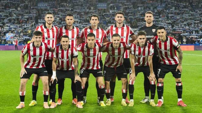 Este es el once que sacaba Ernesto Valverde ante la Real Sociedad en Anoeta (Foto: Athletic Club).