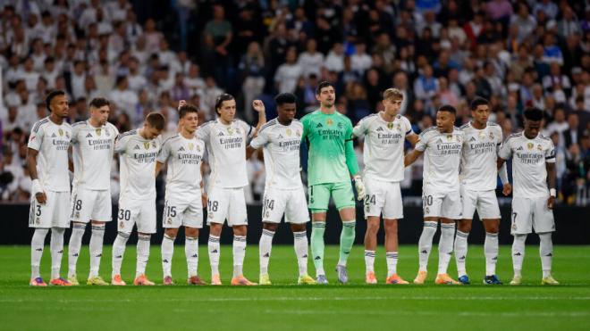El Real Madrid en el Bernabéu (EFE)