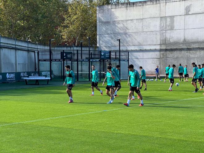 Isco Alarcón, en el entrenamiento (Foto: Álex Mérida)
