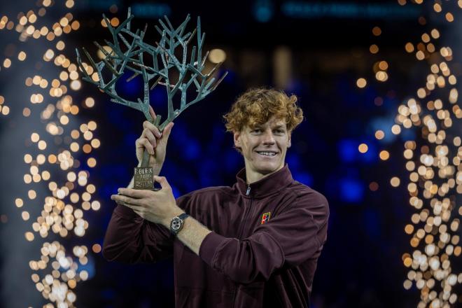 Jannik Sinner, campeón en París (EFE)