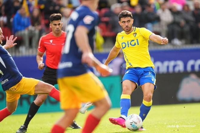 Lance del Andorra - Cádiz (Foto: LALIGA).