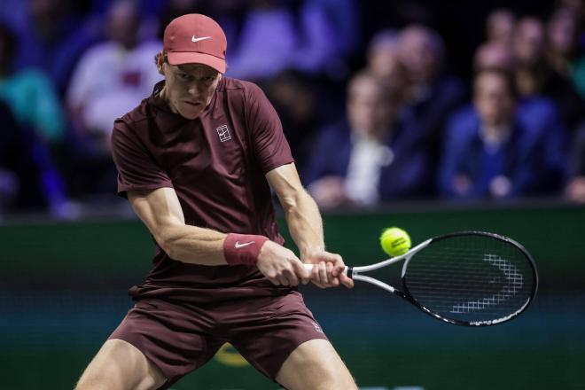 Jannik Sinner en la final de París (EFE)
