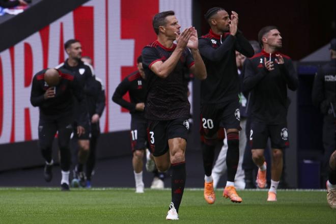 César Azpilicueta, en el Atlético-Sevilla (Foto: Cordon Press).