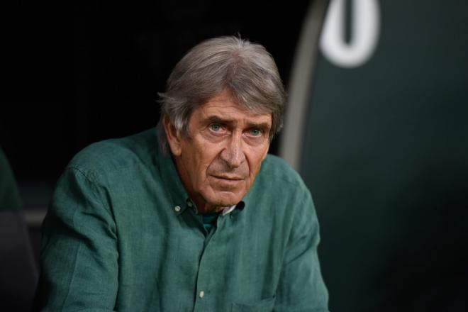 Manuel Pellegrini, en el Betis-Mallorca (Foto: Kiko Hurtado).