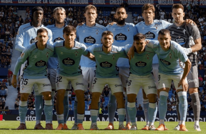 Once titular del Celta ante el Levante (Foto: LALIGA).