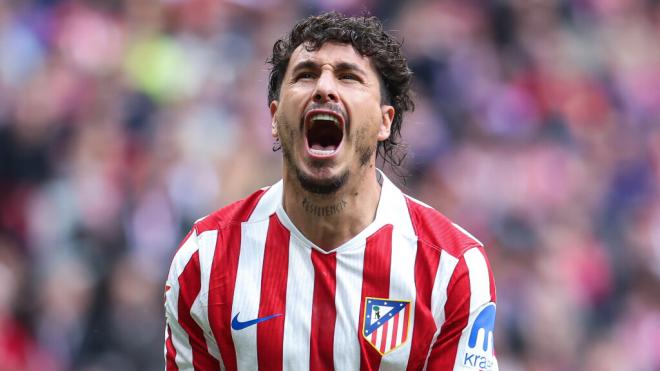 José María Giménez en un partido del Atlético de Madrid (Europa Press)