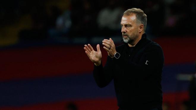 Hansi Flick en el Barça-Elche (Cordon Press)