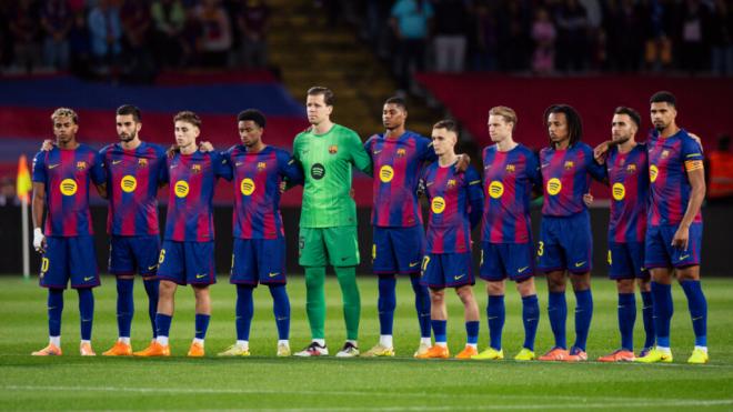 El once del FC Barcelona ante el Elche (EFE)