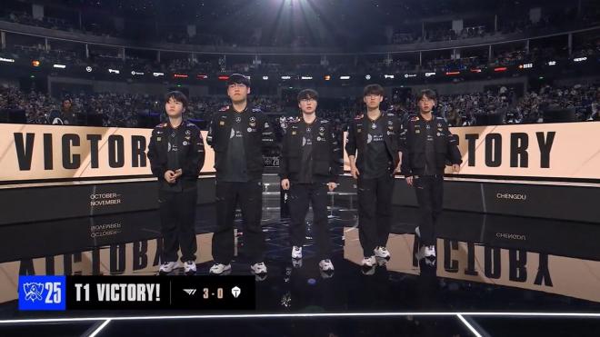 Faker lleva por cuarto año consecutivo a T1 a la final de los Worlds de League of Legends.