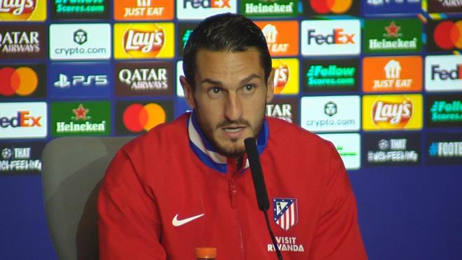 Koke, en rueda de prensa (Foto: ElDesmarque)