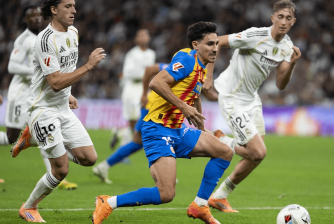 André Almeida en el Bernabéu (Foto: LALIGA)