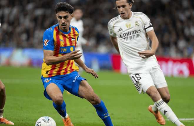 André Almeida en el Bernabéu (Foto: LALIGA)