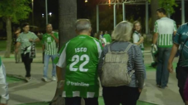 Andrés, de Madrid a Sevilla para ver al Betis 60 años después.