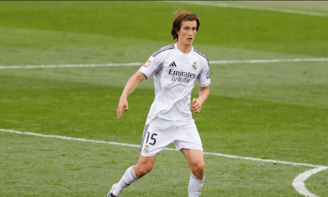 Joan Martínez, en un partido con el Castilla (Foto: Instagram Joan Martínez)