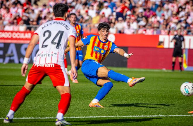 Diego López en Girona (Foto: Valencia CF)