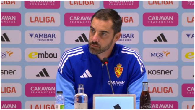 Rubén Sellés, en rueda de prensa. (LaLiga)