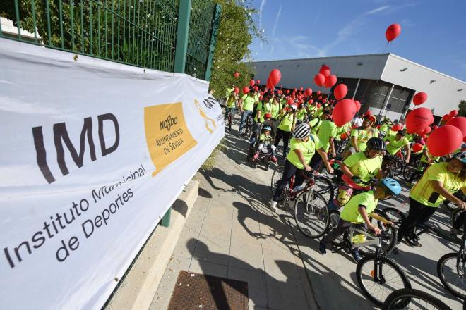 Sevilla sobre ruedas, una de las iniciativas del IMD más populares en Sevilla.