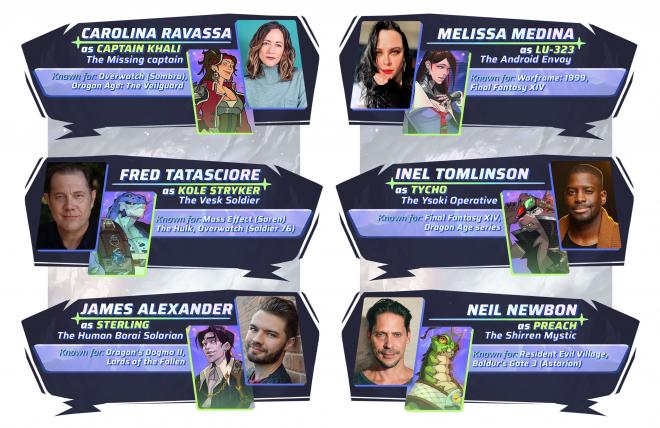 Las voces de Starfinder: Afterlight