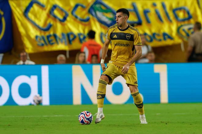 Milton Delgado, jugando con Boca Juniors (Foto: Cordon Press).